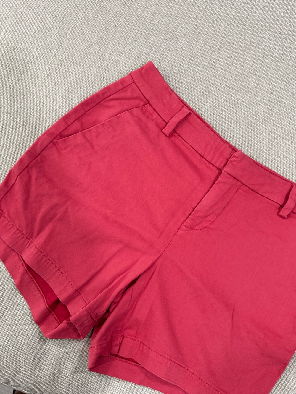 Liverpool Pink-Red Casual Chino Shorts